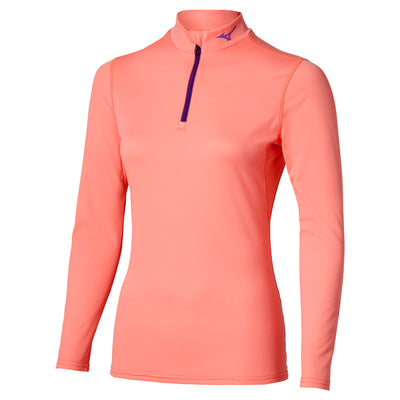 Mid Weight Half Zip Damen Longsleeve