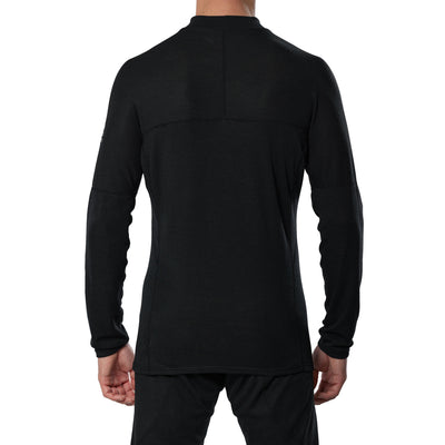 Premium Merino Wool High Neck Herren Longsleeve