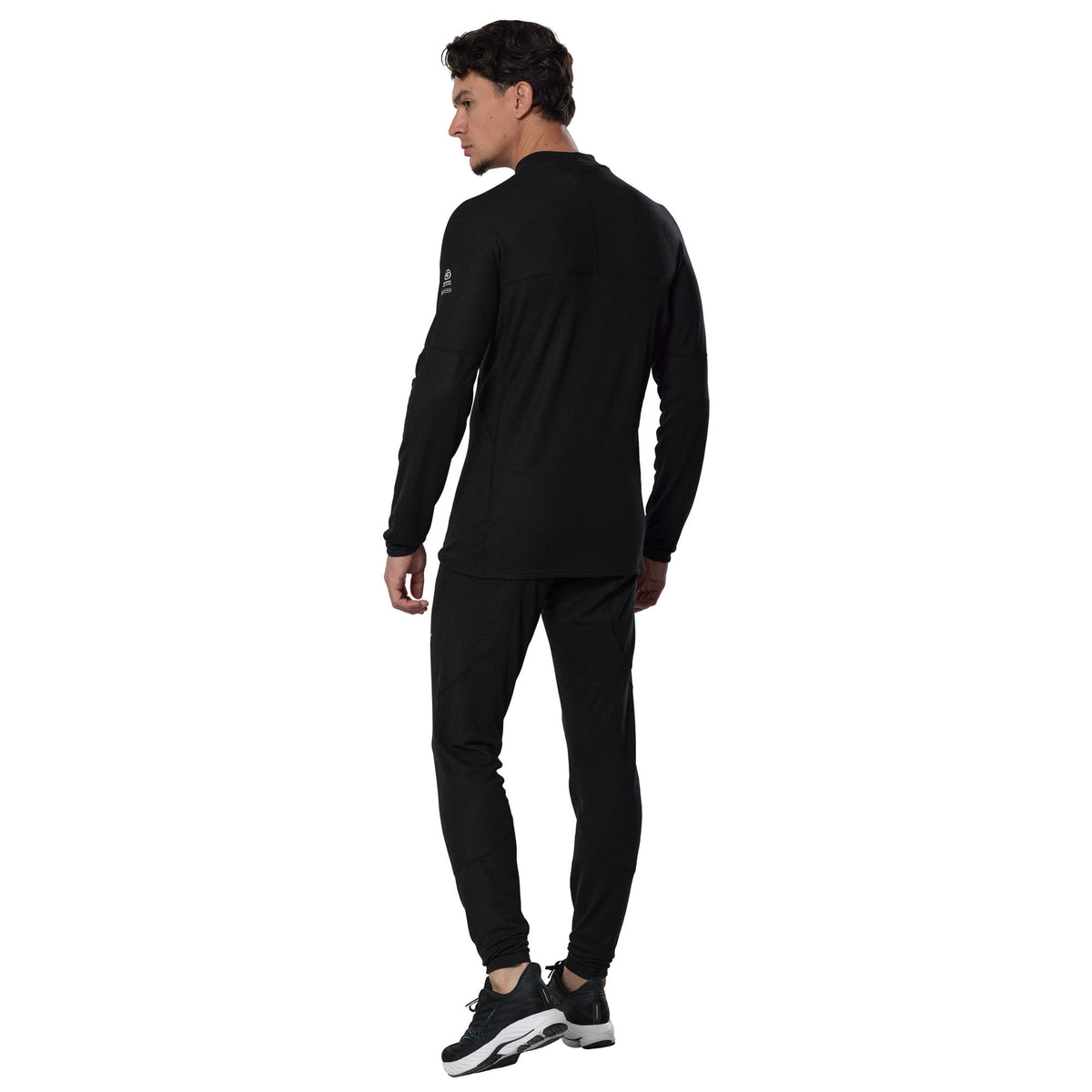 Premium Merino Wool High Neck Herren Longsleeve