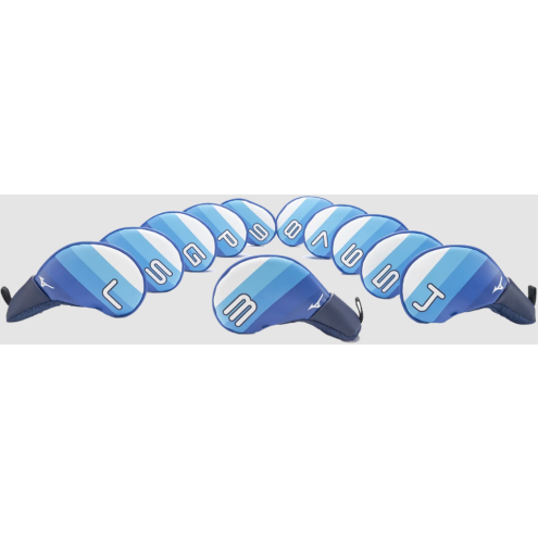 MIZUNO Tour Iron Headcovers 2025 white/blue