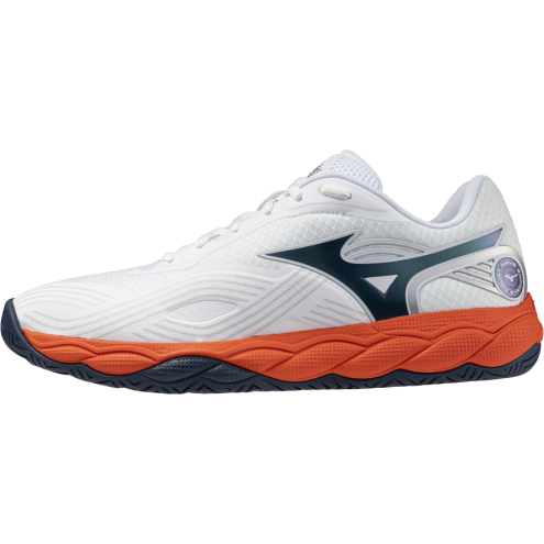 MIZUNO WAVE ENFORCE COURT 2 AC white/insignia blue/orange.com