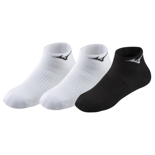 MIZUNO Training Mid socks 3P white/white/black