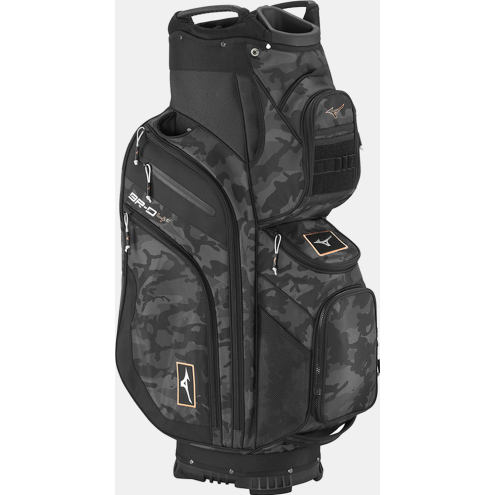 MIZUNO BR-D4 Cart Bag 23 black camo/copper