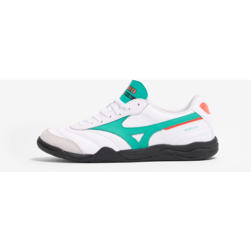 MIZUNO MORELIA LS white/arcadia/lava orange