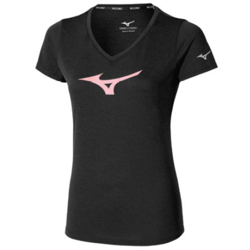 MIZUNO Core Runbird Tee black / mauve