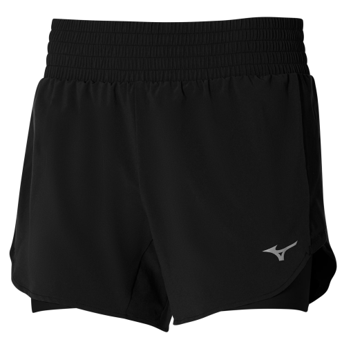 MIZUNO 2in1 4.5 Short Black