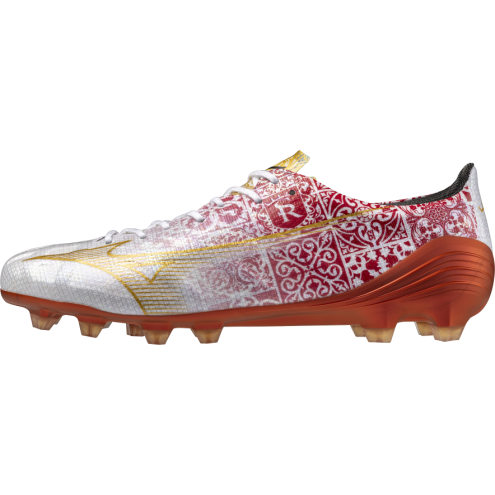 MIZUNO a JAPAN white/gold/red
