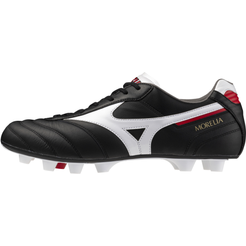 MIZUNO MORELIA II ELITE FG black/white/chinese red