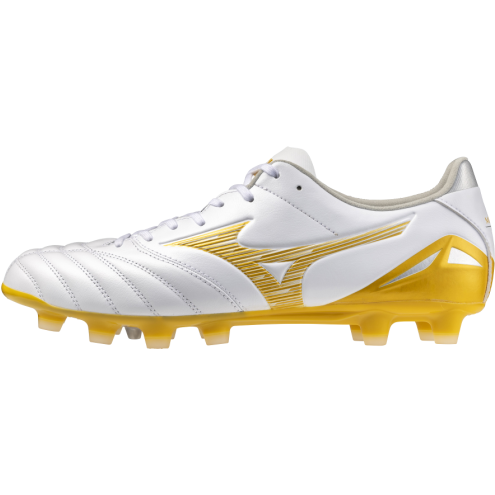 MIZUNO MORELIA NEO IV PRO FG white/mp gold/cool gray 3c