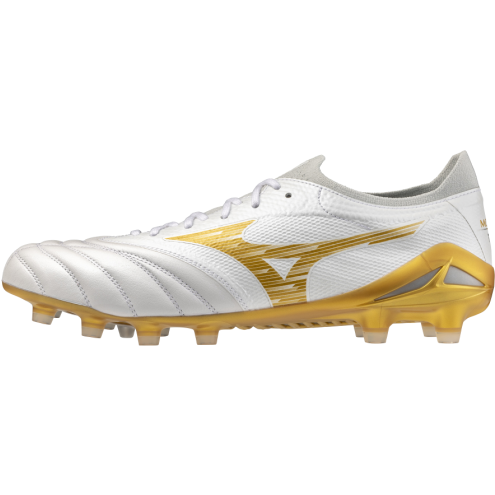 MIZUNO MORELIA NEO IV ß ELITE FG white/mp gold/cool gray 3c