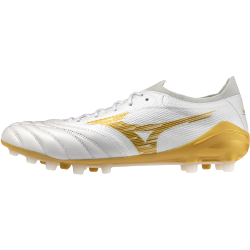 MIZUNO MORELIA NEO IV ß ELITE AG white/mp gold/cool gray 3c