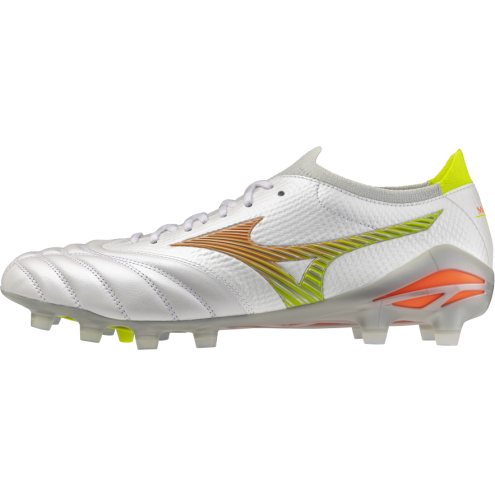 MIZUNO MORELIA NEO V ß JAPAN FG white/lava orange/evening prim