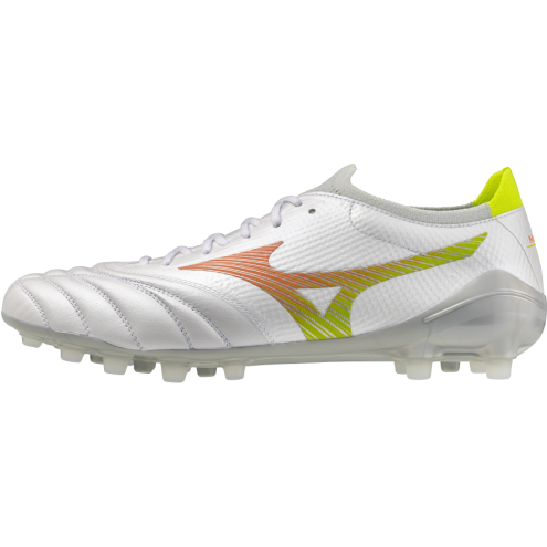 MIZUNO MORELIA NEO V ß ELITE AG white/lava orange/evening prim
