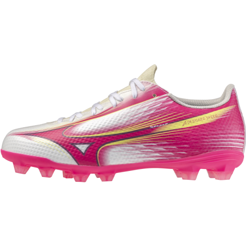 MIZUNO a III SELECT Jr FG white/fuchsia purple