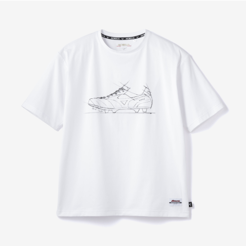 MIZUNO MO OFF PRINT TEE HS white