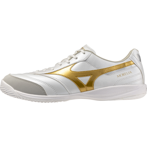 MIZUNO MORELIA SALA PRO IN white/football gold/galaxy silver