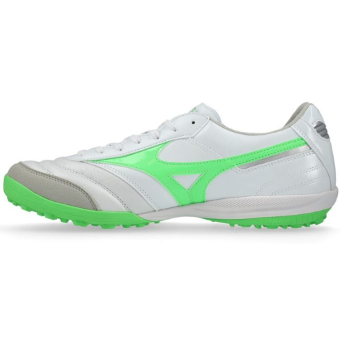 MIZUNO MORELIA SALA ELITE TF white/neon green/galaxy silver