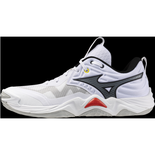 MIZUNO WAVE MOMENTUM ELITE white/black/fiery red