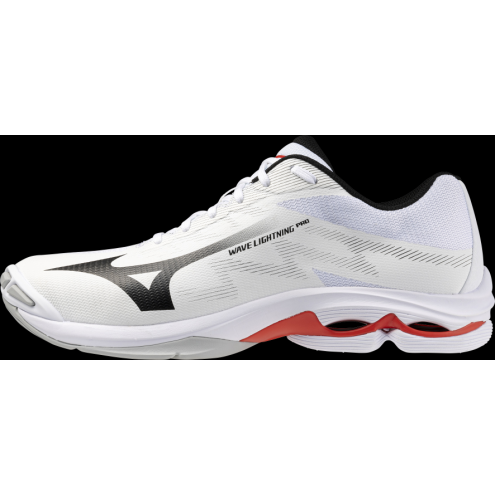 MIZUNO WAVE LIGHTNING PRO white/black/fiery red