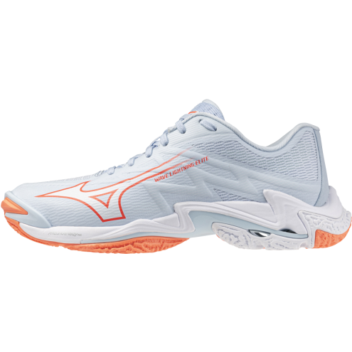 MIZUNO WAVE LIGHTNING ELITE blue finch/white/lava orange