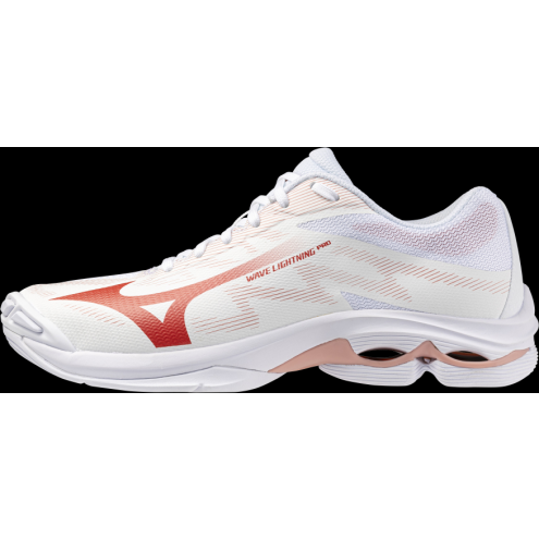MIZUNO WAVE LIGHTNING PRO white/rose elegance/lava falls
