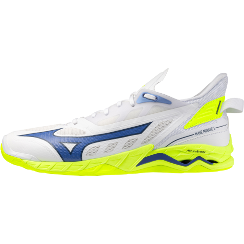 MIZUNO WAVE MIRAGE 5 white/lightning yellow/dazzling blue