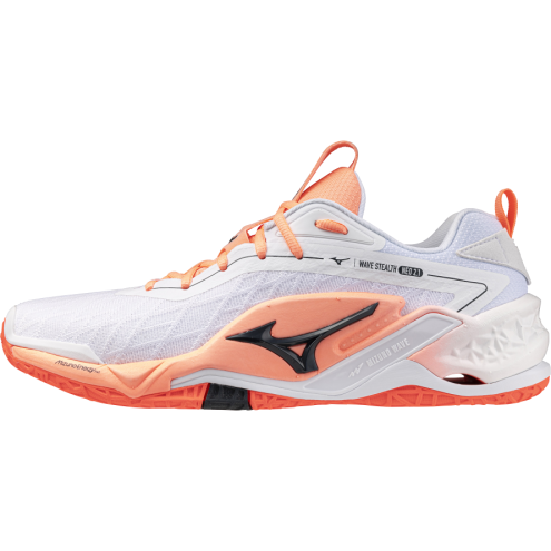 MIZUNO WAVE STEALTH NEO 2.1 white/black/flamingo coral