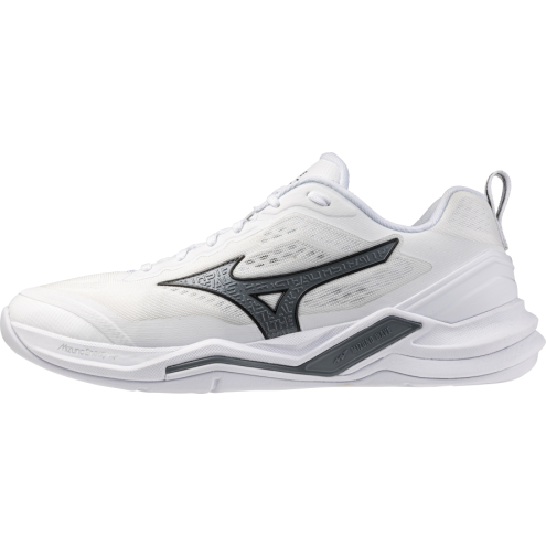 MIZUNO WAVE STEALTH ELITE white/metallic gray