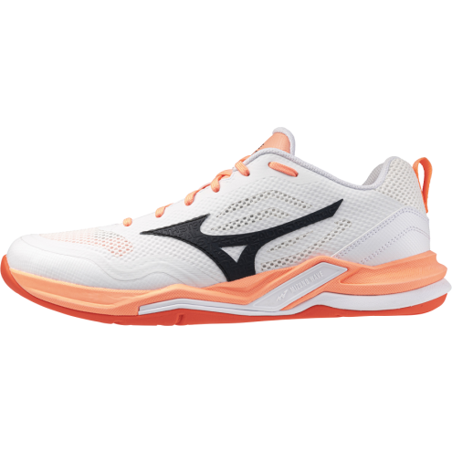 MIZUNO WAVE STEALTH PRO white/black/flamingo coral