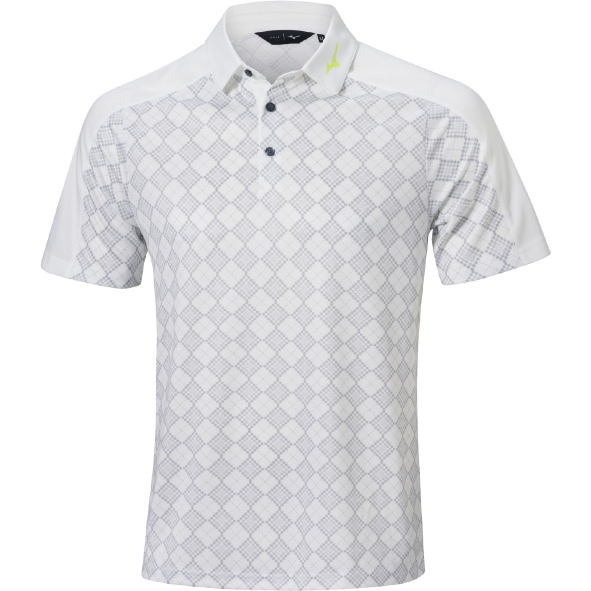 MIZUNO Dynamic Graphic Polo optic white