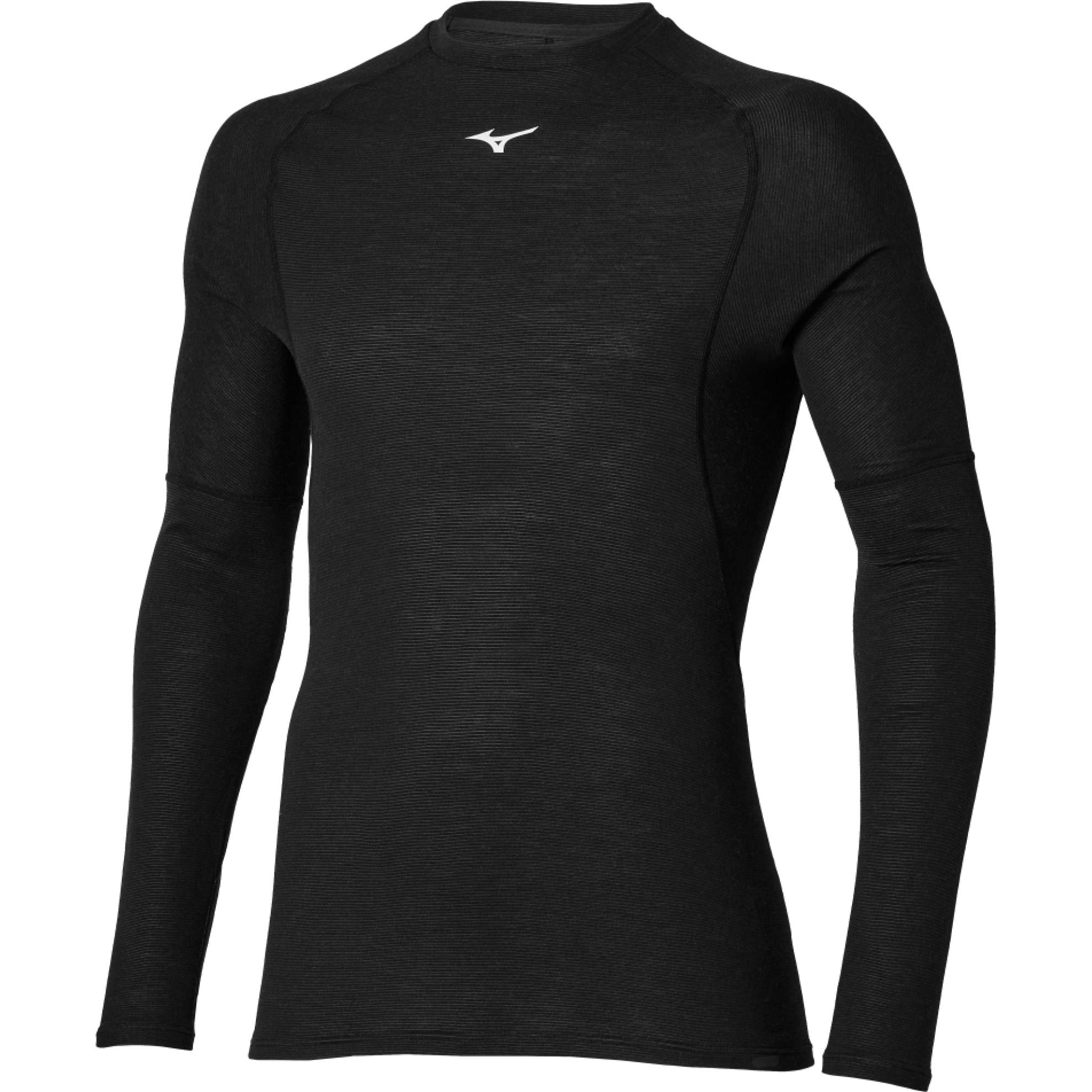 MIZUNO Premium Merino Wool Crew Neck black