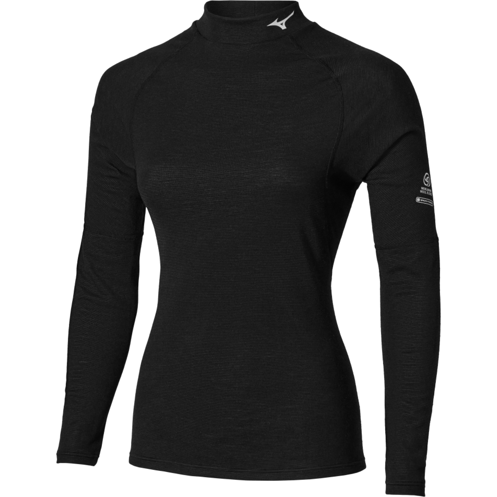 MIZUNO Premium Merino Wool High Neck black