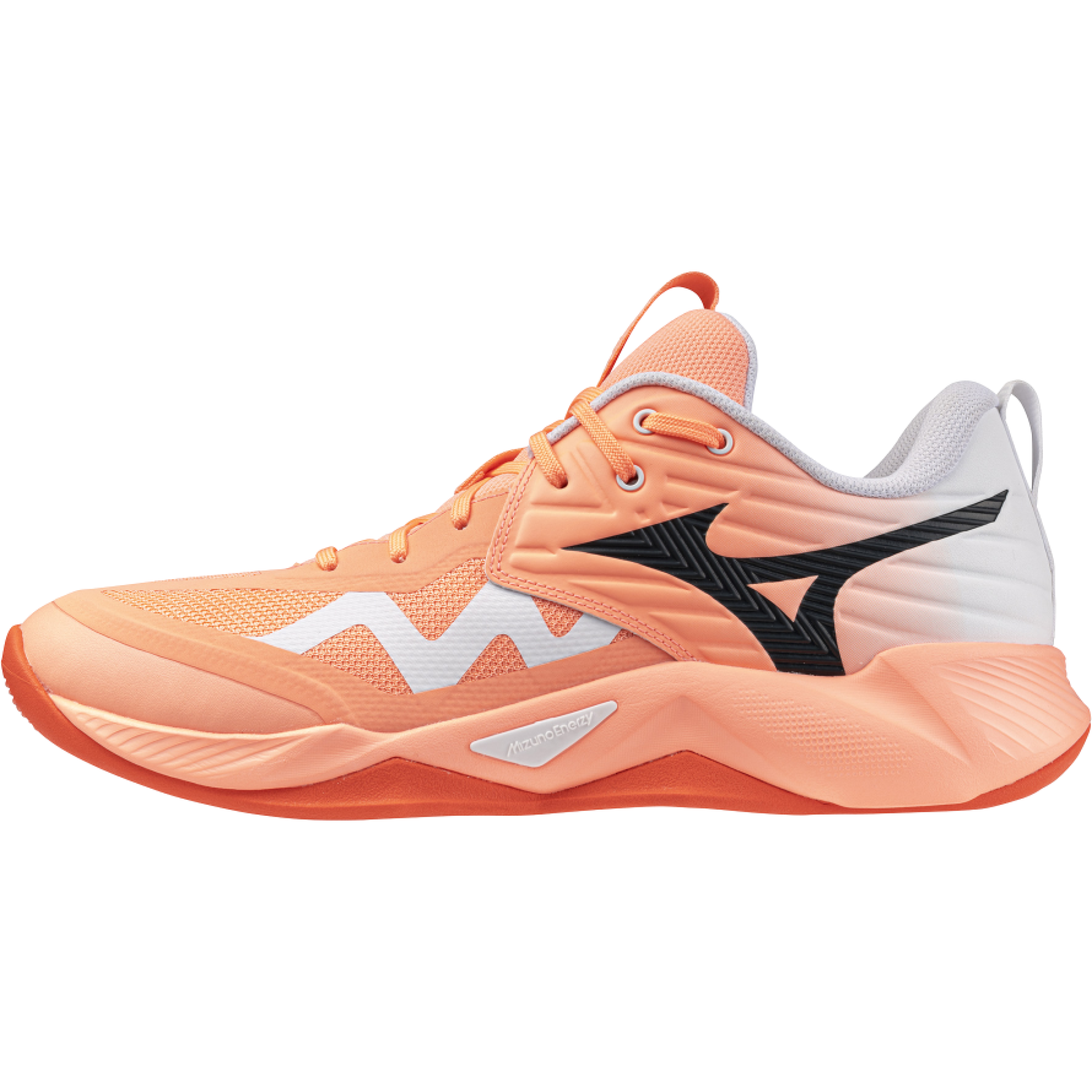 MIZUNO WAVE MOMENTUM PRO flamingo coral/carbon/white