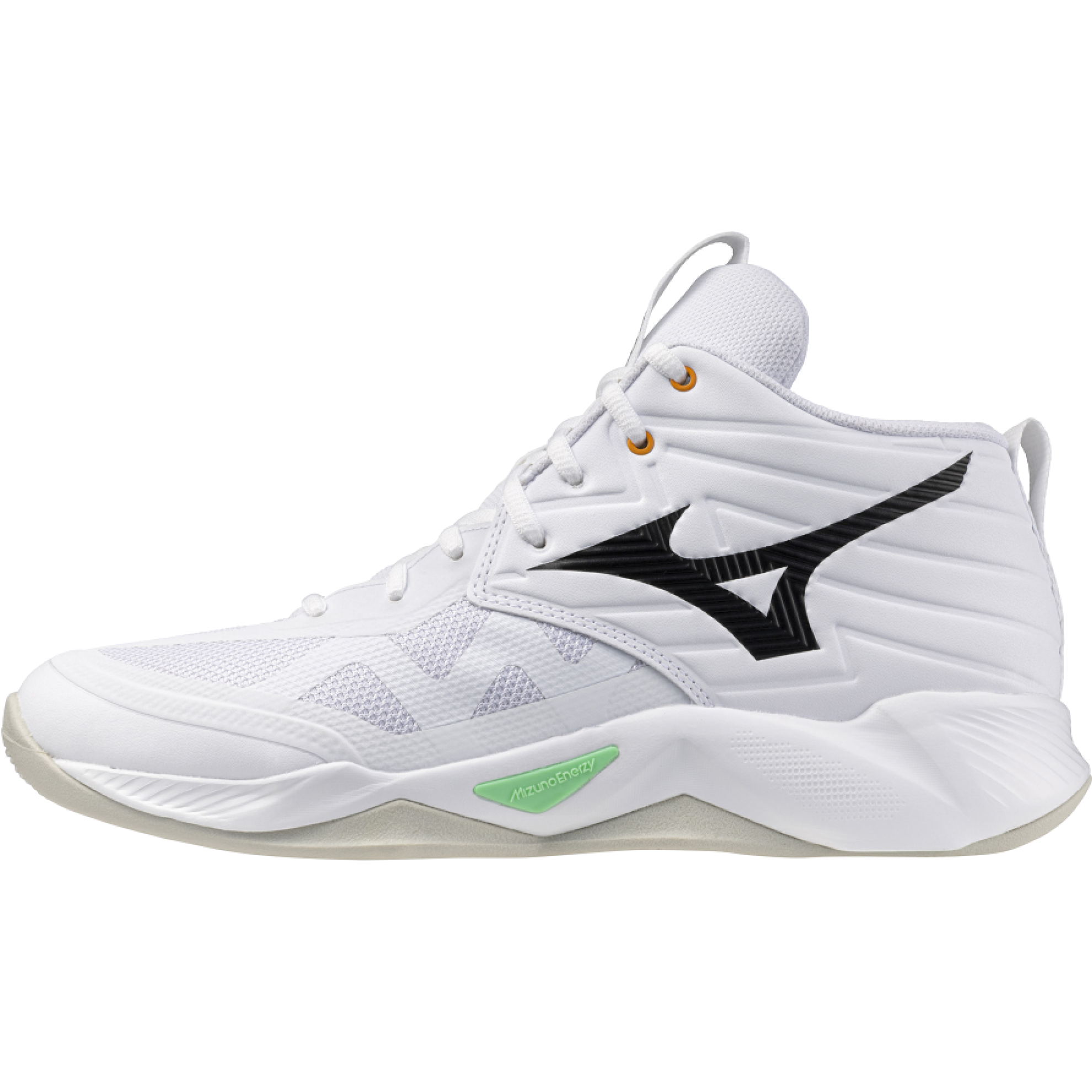 MIZUNO WAVE MOMENTUM PRO MID white/black/frozen emerald